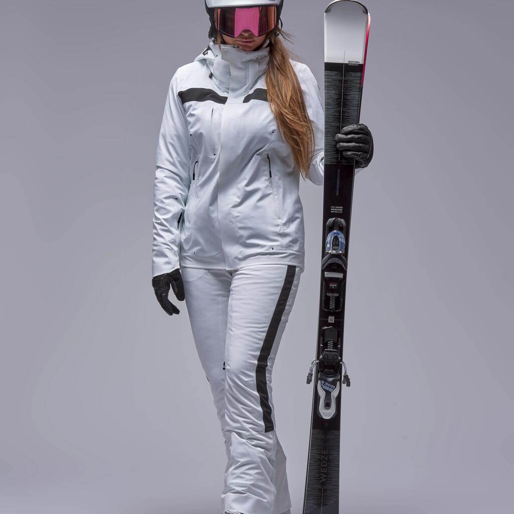 900 Women’s ventilated ski jacket for freedom of movement - white